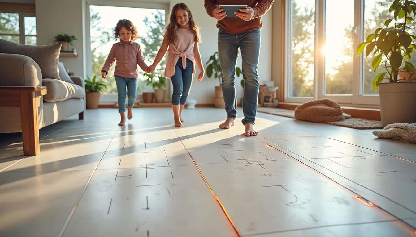 Illustration: Comprendre les avantages d’un plancher chauffant : définition, fonctionnement et types de systèmes