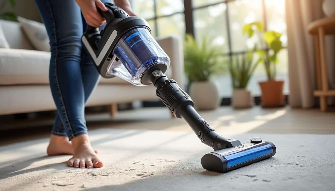 Illustration: Définition d’un aspirateur balai et ses spécificités
