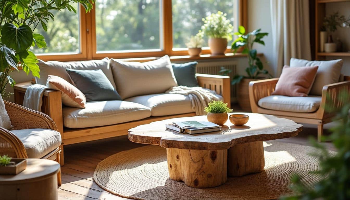 Illustration: Comprendre les matériaux d’ameublement durables pour la maison