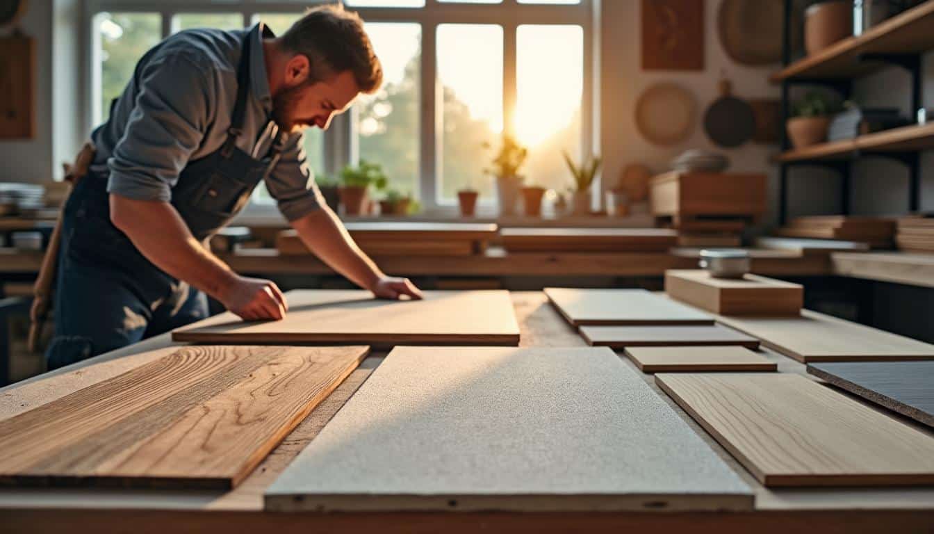 Illustration: Panorama des matériaux utilisés pour un plancher