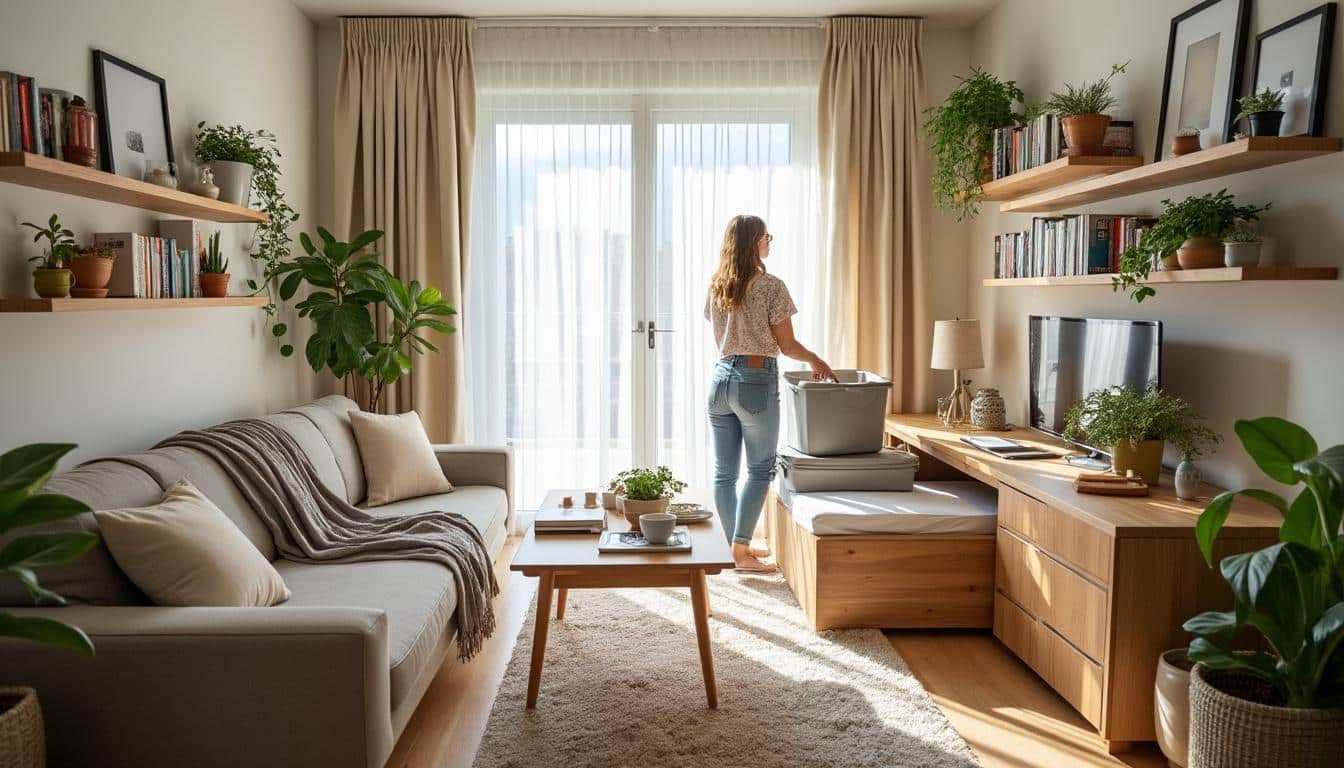 Illustration: Principes de base des solutions d’ameublement pour petit appartement