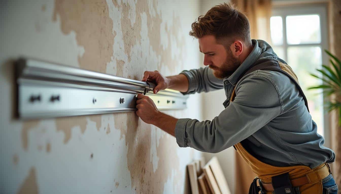 Illustration: Guide pratique d’installation et entretien du coude de tringle à rideau