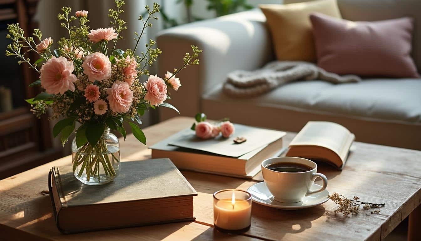 Décoration de la table basse du salon : idées et conseils tendance