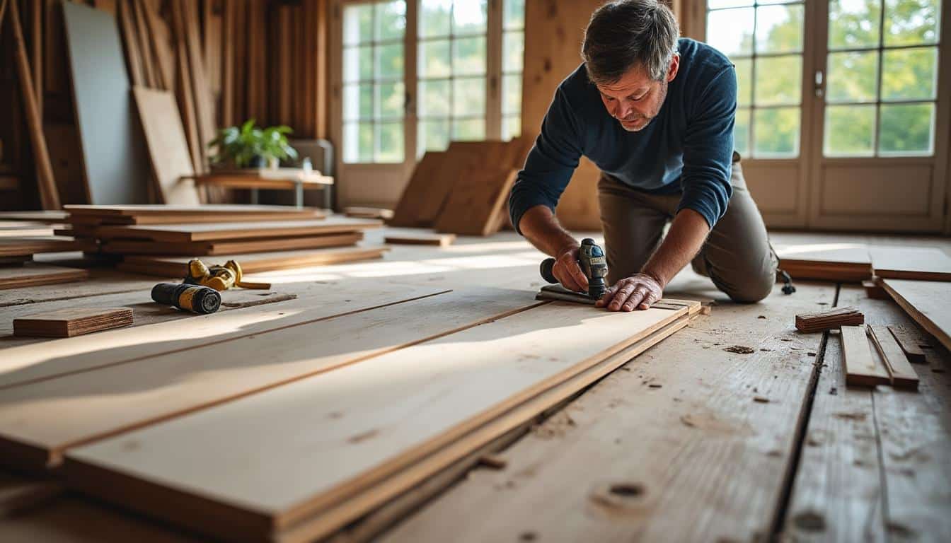 Les étapes de pose d’un plancher dans une maison : guide complet