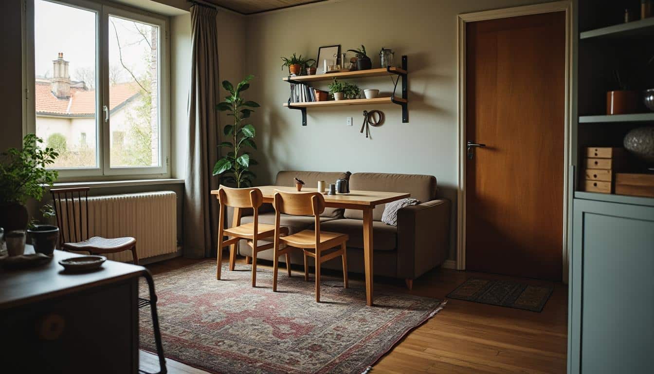 Illustration: Comprendre les contraintes d’aménagement d’une table à manger dans un petit salon