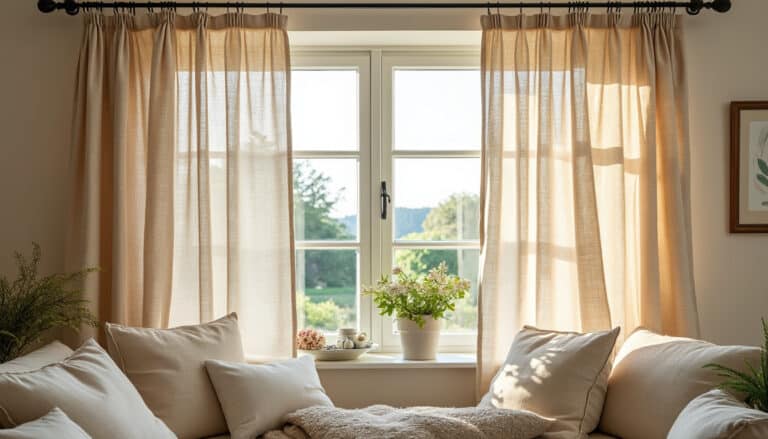 2 rideaux différents sur la même tringle : astuces et conseils déco