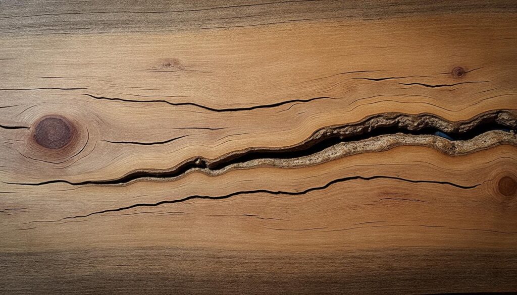 Charpente en bois humide : identifier fissures et traitement efficace