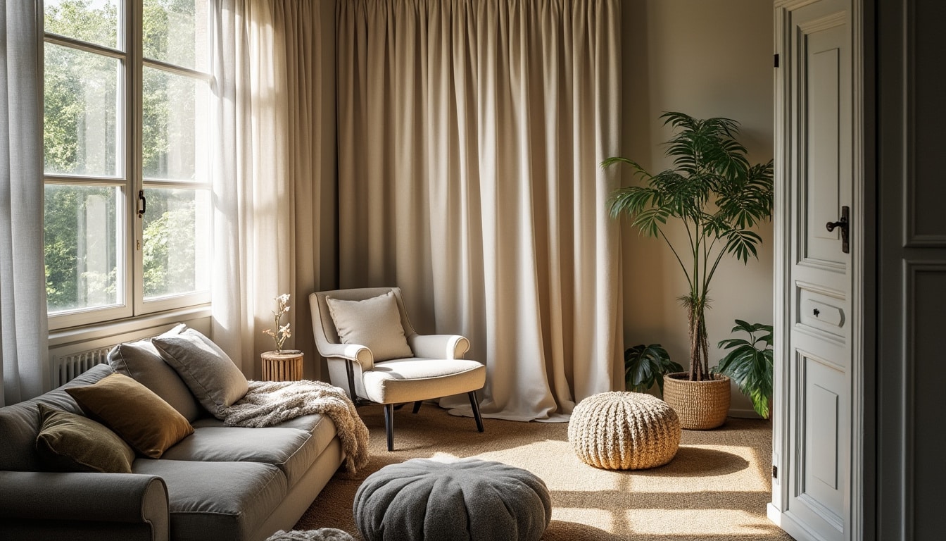 Mettre un voilage et des double rideaux sur la même tringle : astuces et conseils déco