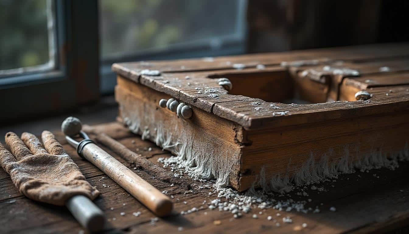 Illustration: Comprendre la mérule : tout savoir sur la charpente humide, le champignon et la prévention