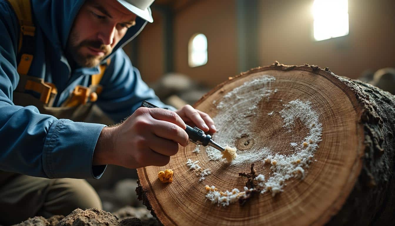 Illustration: Identifier et reconnaître la présence de la mérule dans une charpente humide pour mieux la prévenir
