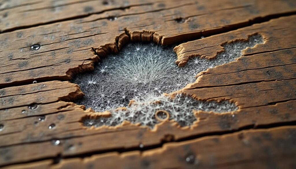 Prévention de la mérule dans une charpente humide : risques et solutions