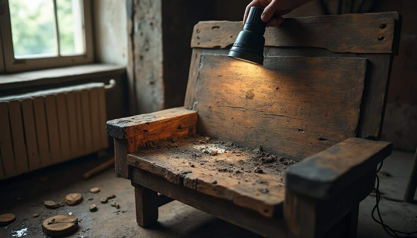 Illustration: Repérer les signes d’une charpente humide due à une infiltration d’eau