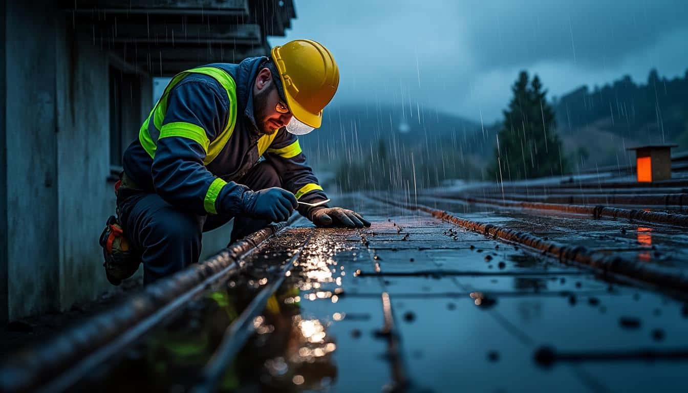 Toiture en ardoise : fuite pluie détection et réparation efficace