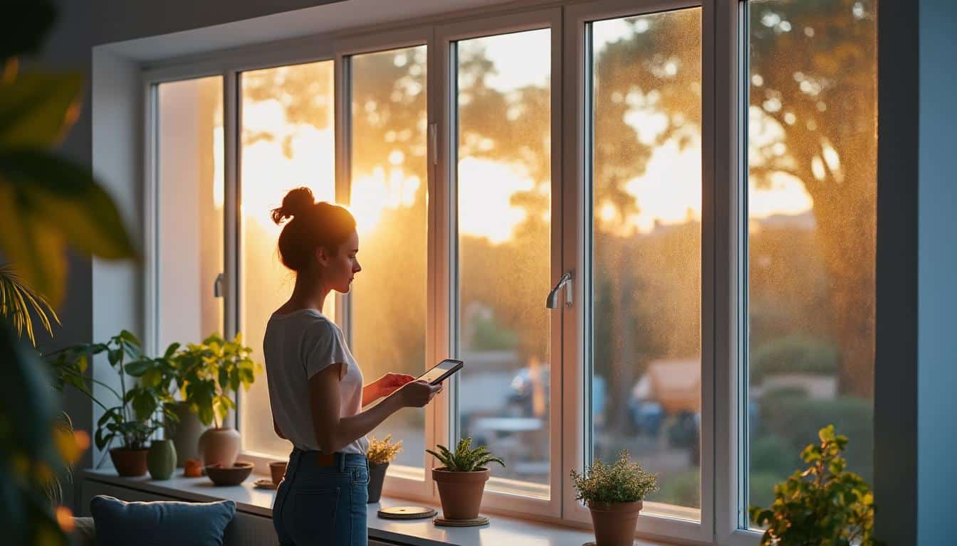 Illustration: Comment choisir le type de rideau idéal pour des fenêtres en PVC