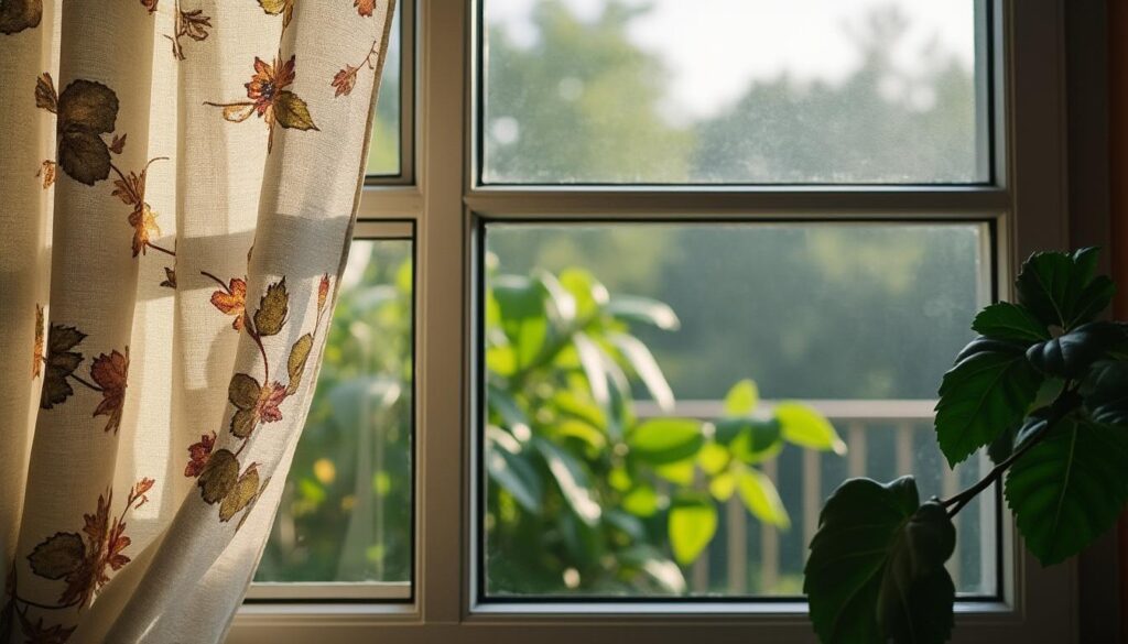 Rideau sur des fenêtres PVC : guide pour un choix optimal