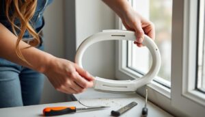 Tringle à rideaux de fenêtre en PVC : styles et installation facile