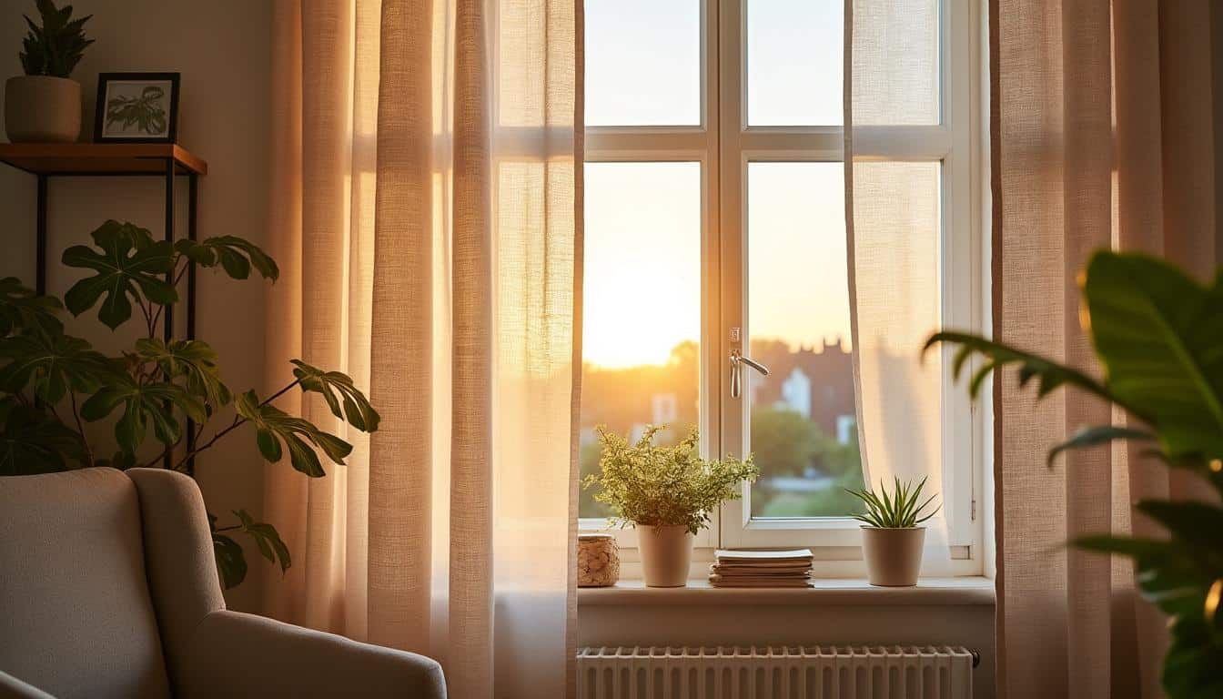 Illustration: Comprendre les rideaux et voilages : styles, tissus et formes pour votre intérieur