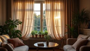 Voilage et double rideaux sur la même tringle : guide pratique et déco