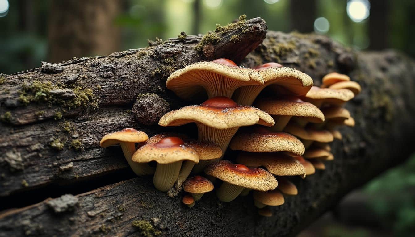 Illustration: Comprendre les champignons lignivores et leur impact sur le bois de charpente