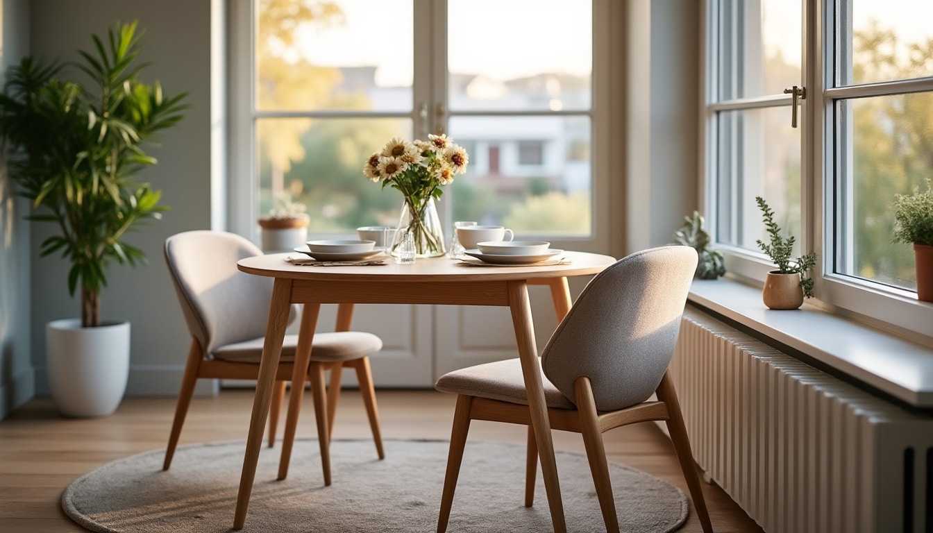 Idée de table à manger pour petit espace : astuces et choix pratiques