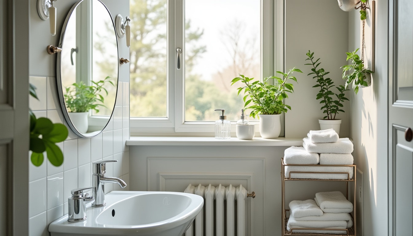 Petite salle de bain avec fenêtre : astuces pour optimiser l’espace et la lumière