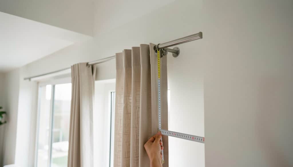 Quelle distance laisser entre la tringle et le mur ?