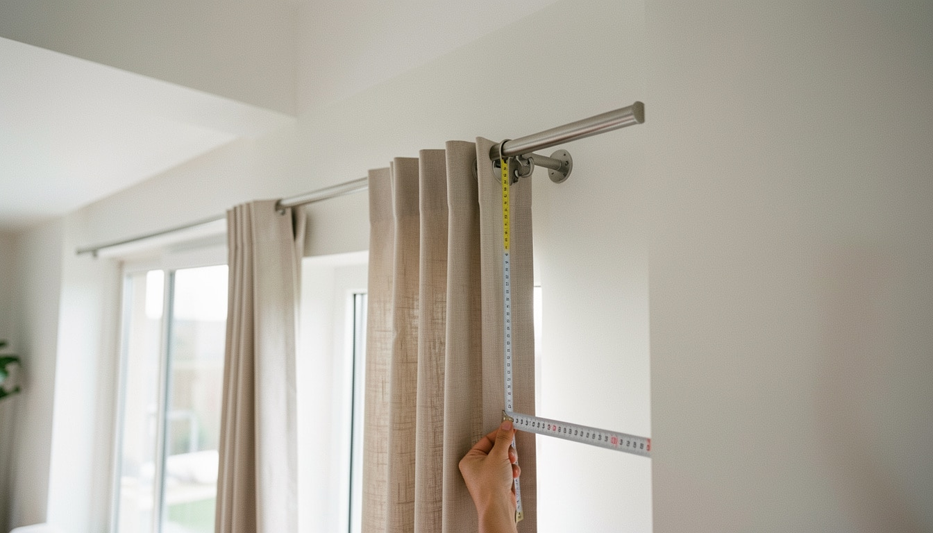 Quelle distance laisser entre la tringle et le mur ?