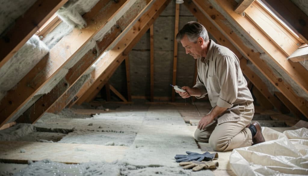 Laine de verre humide : que faire et quand la changer