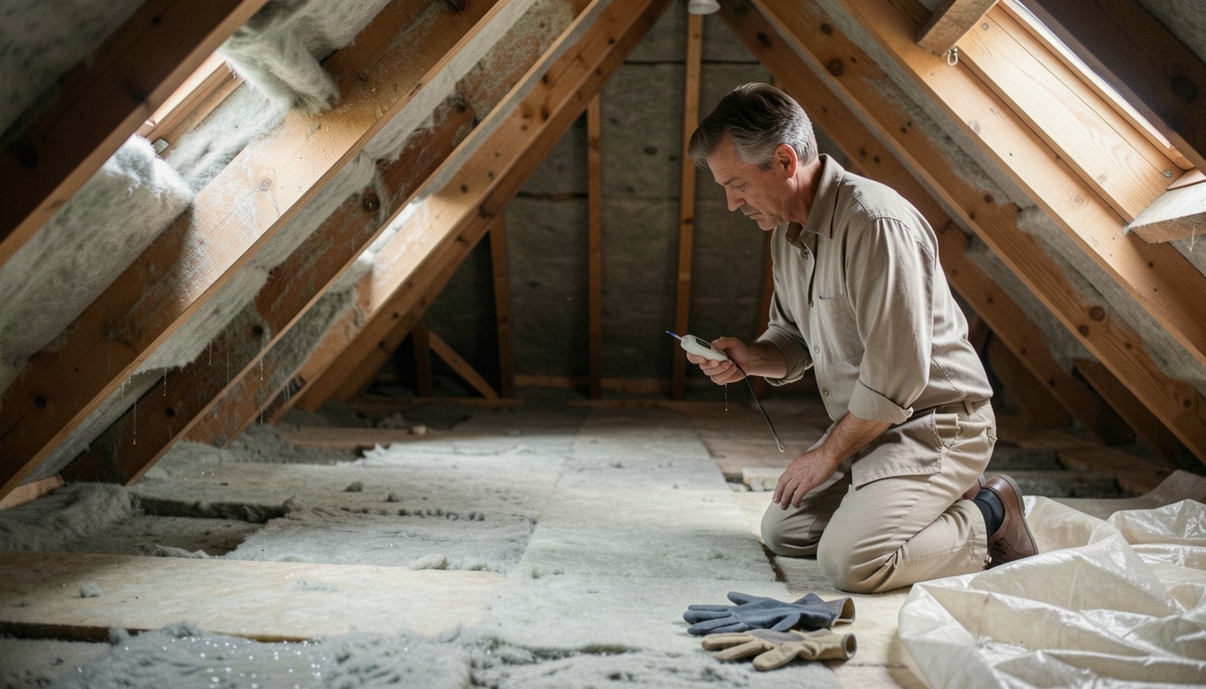 Laine de verre humide : que faire et quand la changer