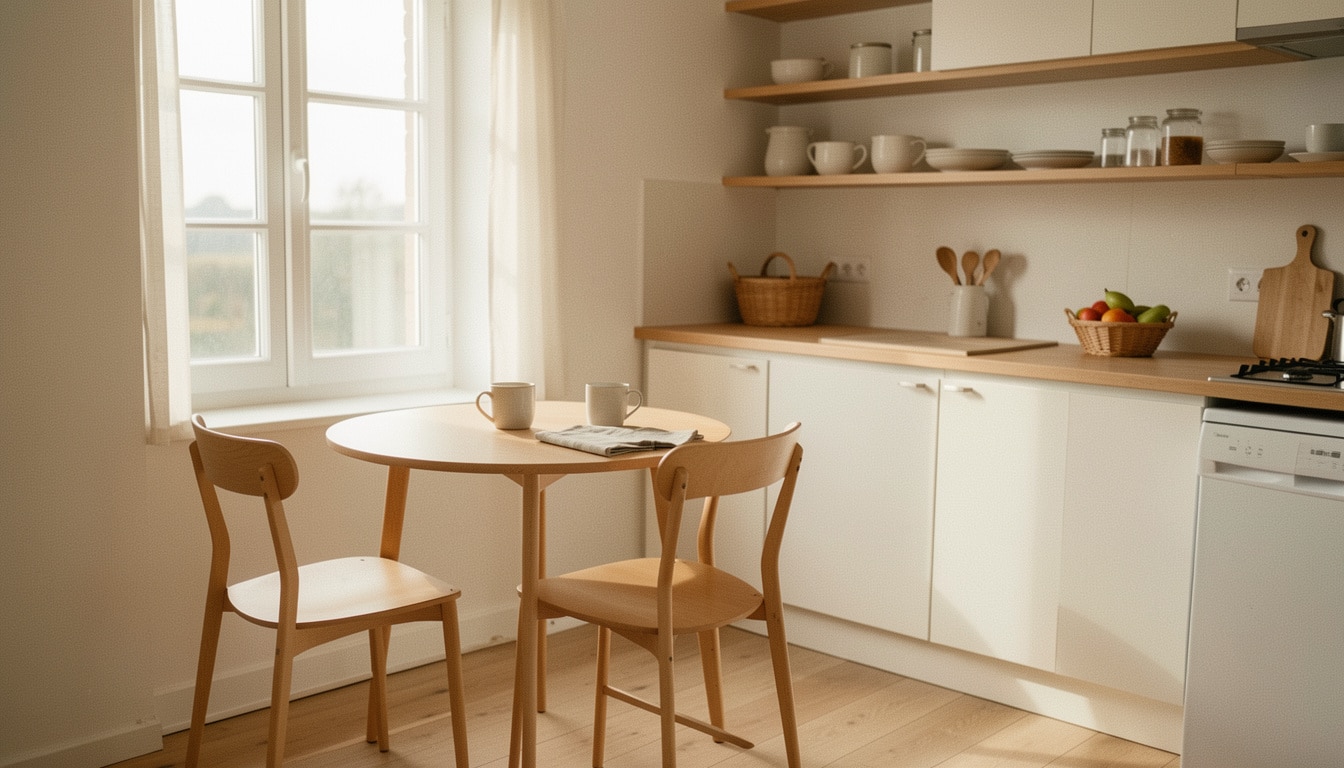 Quelle table choisir dans une petite cuisine ?